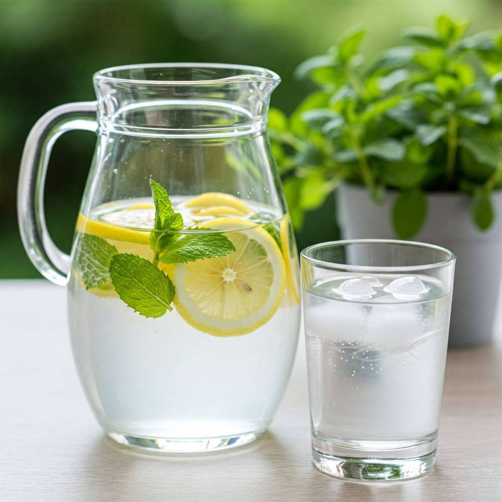 Refreshing infused filtered  water